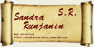 Sandra Runjanin vizit kartica
